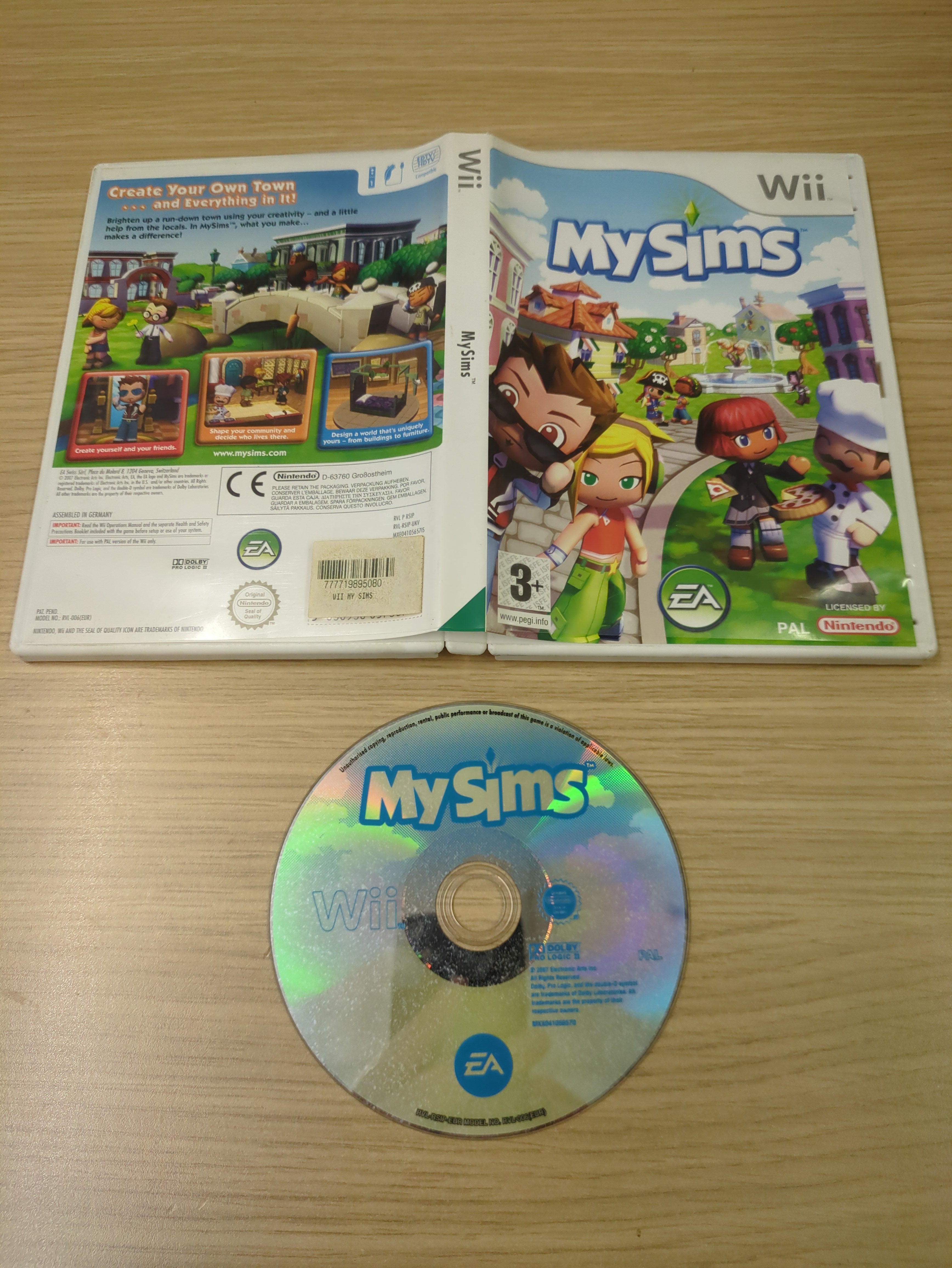 My Sims Nintendo Wii game My Sims Nintendo Wii game